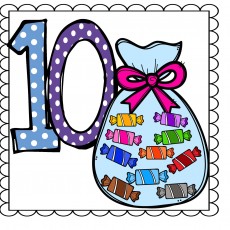 10 Candy Bag Activity - Educational Number Recognition