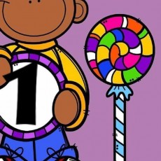 Eğlenceli Sayı Öğrenme: 1 Sayısı ve Şeker Lollipop