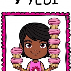 7 YEDİ - Çocuklar için Sayılar ve Cupcake Öğrenimi