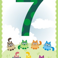 7 Renkli Kedi ile Sayıları Öğrenme