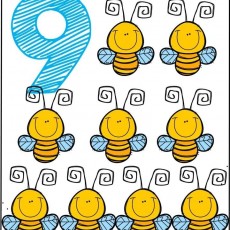 9 BEE CHARACTERS EDUCATIONAL MATERIAL