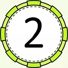 Sayı İkonu: 2 (İki) - Eğitsel Materyal