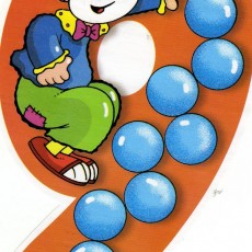 Rakam 9 ve Sirk Klownu ile Sayma Eğitimi
