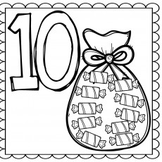 Onlu Şeker Torbası: 10 (10 Candy Bag)