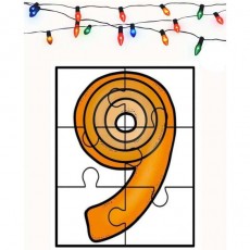 Eğitici Puzzle ile 9 Sayısı Öğrenme Materyali