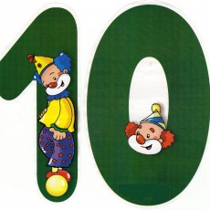 10-Rakamı ve Palyaçolar - Sayı Eğitimi