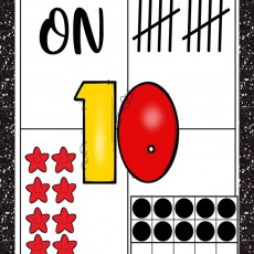 Eğitici Sayılar: 10, ON, Yıldızlar ve Çizgiler