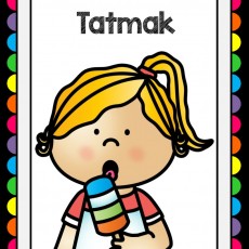Çocuk ve Dondurma: Tatmak - Eğitici Materyal