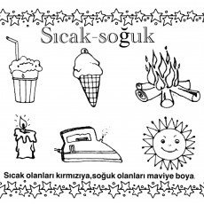 Sıcak ve Soğuk Kavramları Eğitici Etkinlik Materyali