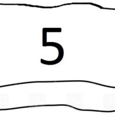 5 (beş) Sayısı ile Yassı Bir Taş