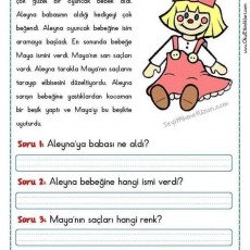 Oyun ve Öğrenme: Aleyna'nın Oyuncak Bebeği Üzerine Soru-Cevap Etkinlikleri