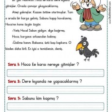 KARA KARGA - Nasrettin Hoca ve Karganın Hikayesi ile Öğretici Sorular