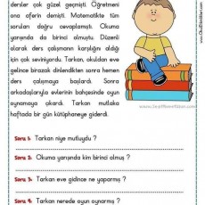 Tarkan'ın Mutluluğu ve Okul Başarıları: Bir Çocuk Hikayesi