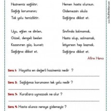 Sağlığı Korumanın Önemi ve Kurallar Üzerine Eğitim Materyali