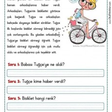 Biisiklet Öğrenme ve Eğlence Materyali