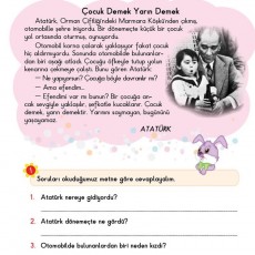 Türkçe Okuma Anlama: Atatürk ve Çocuk Eğitimi Hakkında Etkileşimli Alıştırmalar
