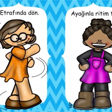 Ritim ve Hareket Eğitimi: Ayakla Ritim Tut, Etrafında Dön