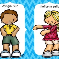 Çocukların Hareketleri - Kol Sallama ve Ayak Vurma Eğitimi