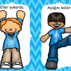 Fiziksel Aktivite Talimatları: Ayak Kaldırma ve Elle Yukarı Kaldırma