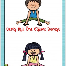 Geniş Açılı Ön Eğilme Duruşu - Çocuklar İçin Esneklik Egzersizleri