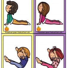 Çocuk Yoga Pozları: Kobra ve Eğlenceli Hareketler (İki Farklı Yoga Pozu ve Eğlenceli Hareketler)