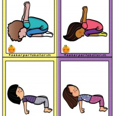 Çocuklar İçin Yoga Pozları: Aşağı ve Yukarı Baş Pozları