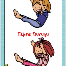 Tekne Duruşu - Eğlenceli Çocuk Aktiviteleri için Eğitim Materyali