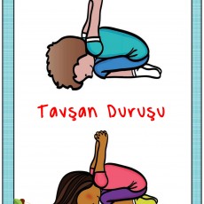 Tavşan Duruşu: Çocuklar için Yoga Duruşu
