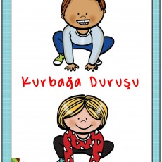 Kurbaga Duruşu - Çocuklar için Eğitici Aktivite Görseli