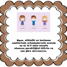 Çocukların Etkinliklerinde Arkadaşlık ve Beslenme Eğitimi
