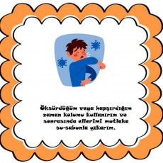 Öksürük Hijyeni ve El Temizliği Eğitimi - Çocuklar İçin Bilgilendirme