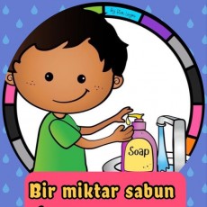 Sabun Kullanımı Eğitimi: Bir Miktar Sabun Alırım