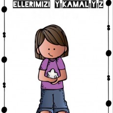 Ellerimizi Yıkamalıyız - Çocuklar İçin Hijyen Eğitimi Materyali