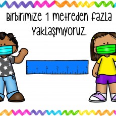 Çocuklar Arası Sosyal Mesafe: 1 Metre Kuralı, Covid-19 Önlemleri