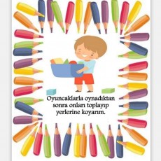 Eğitsel Materyal: Oyuncakları Toplama ve Sıralama Eğitimi