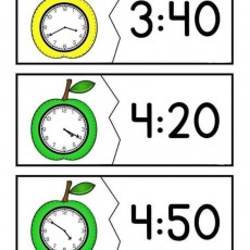 Saat Okuma: 3:40, 4:20, 4:50 - Eğitici Materyal