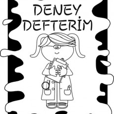 Deney Defterim - Deney Notları İçin Eğitici Şablon