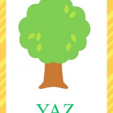 Ağaç ve Mevsim: YAZ (Green Tree and Season: SUMMER)