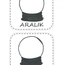 ARALIK ÇİZİM KARTI - KISMI GİYSİLER
