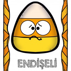 Endişeli Şekerleme Karakteri - 1 (Büyük Harfler: E, N, D, İ, Ş, E, L, İ)