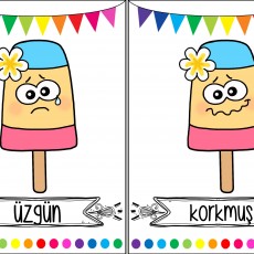 Duygular- Korkmuş ve Üzgün Çizim Öğretimi