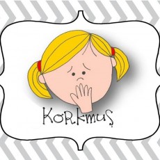 Korkmuş: Kız Çocuğu İllüstrasyonu ile Duygu İfadesi