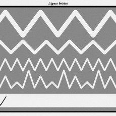Geometrik Dalgalar ve Zigzaglar: 1-6 Renkli Çizgisel Desenler