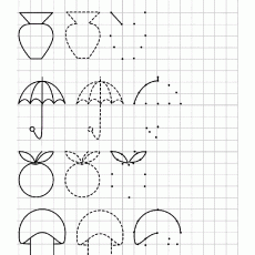 Fine Motor Skills Activity: Shape Tracing and Dot Connection for Educational Development