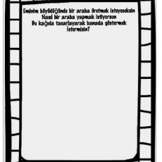 Büyüyünce Üretmek İstediğin Araba Tasarımı