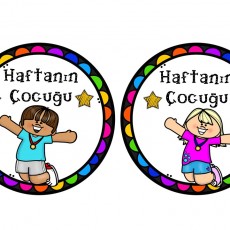 Çocuklar İçin Haftanın Çocuğu Ödül Başlıkları