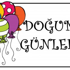 DOĞUM GÜNLERİ - Renkli Balonlarla Süslenmiş Eğlenceli Doğum Günü Teması