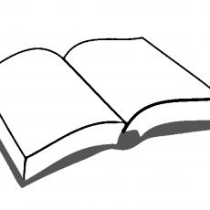 Açık Kitap Çizimi - Eğitim Materyali
