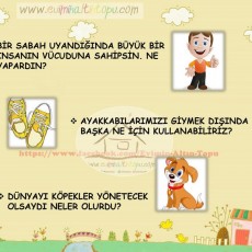 Eğitim Materyali: Yaratıcı Düşünme Soruları - 1. Sayı, Çocuklar İçin Eğlenceli Sorular ve Yanıtlar