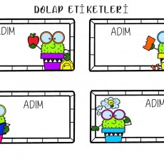 Eğlenceli Dükkan Etiketleri: Dolap Etiketleri için Çizim ve Kesim Aktiviteleri